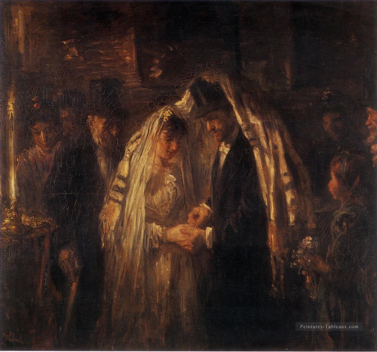 Un mariage juif 1903 juif Peintures à l'huile